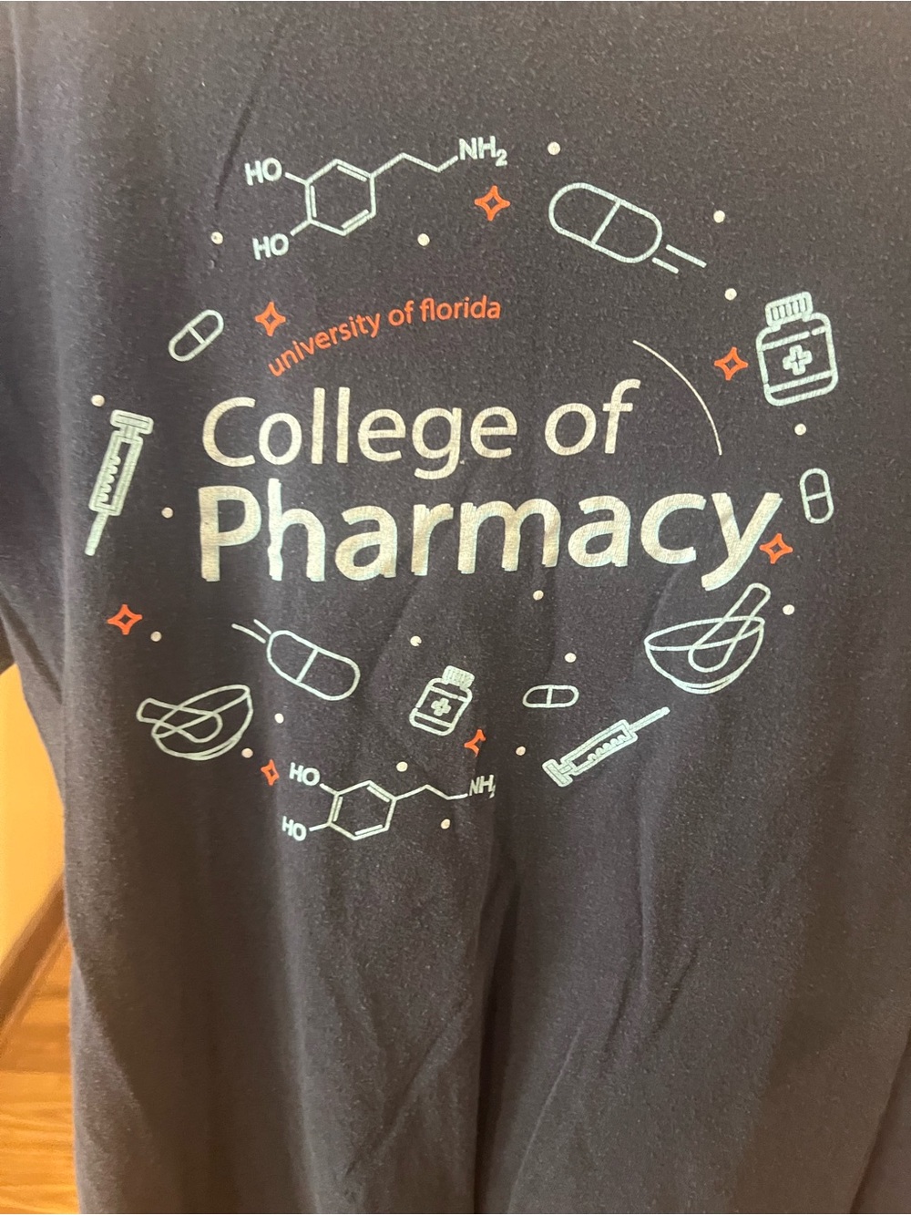 Source Unknown Black College of Pharmacy Graphic T‑Shirt